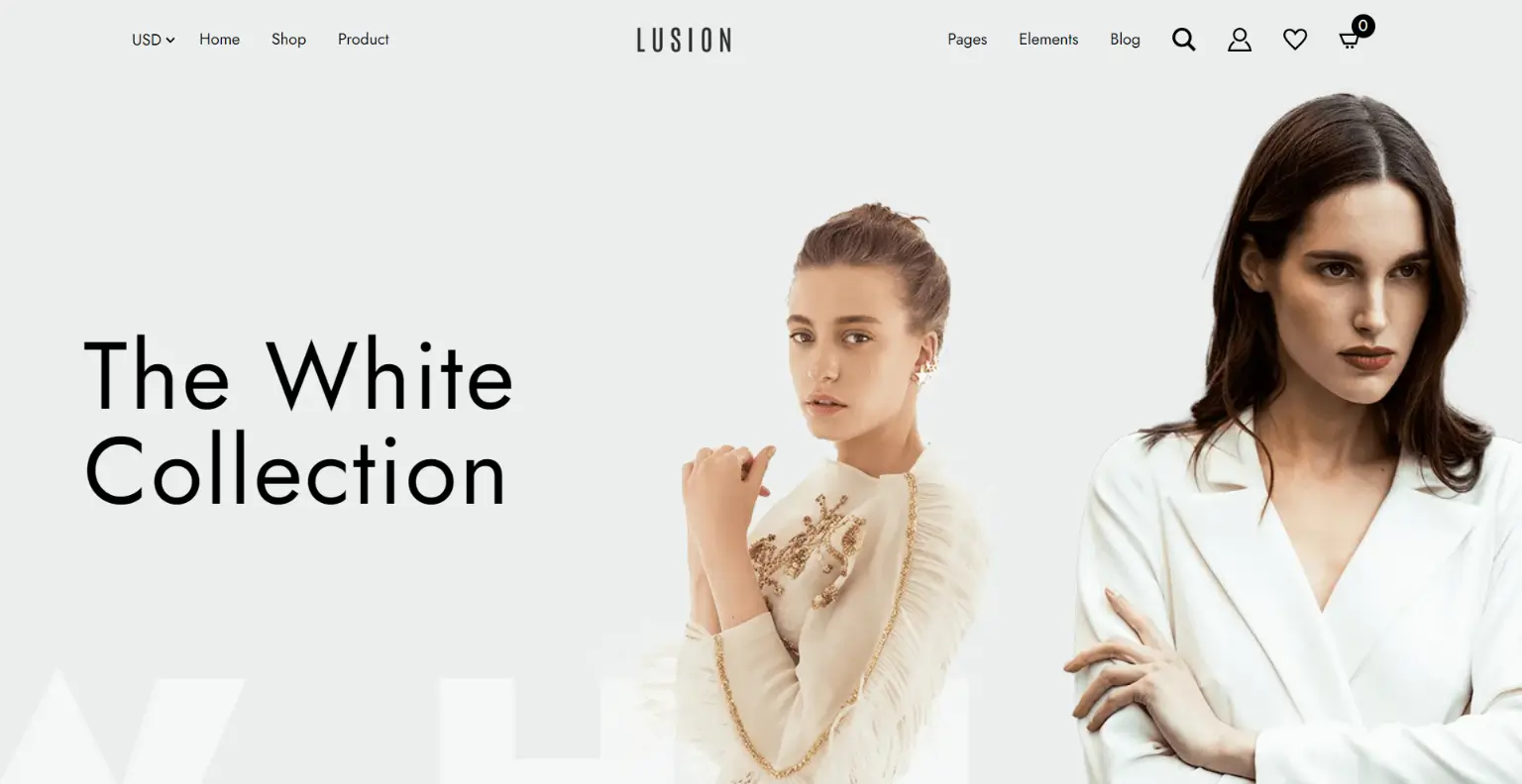 Lusion React + Tailwind Clone project screenshot