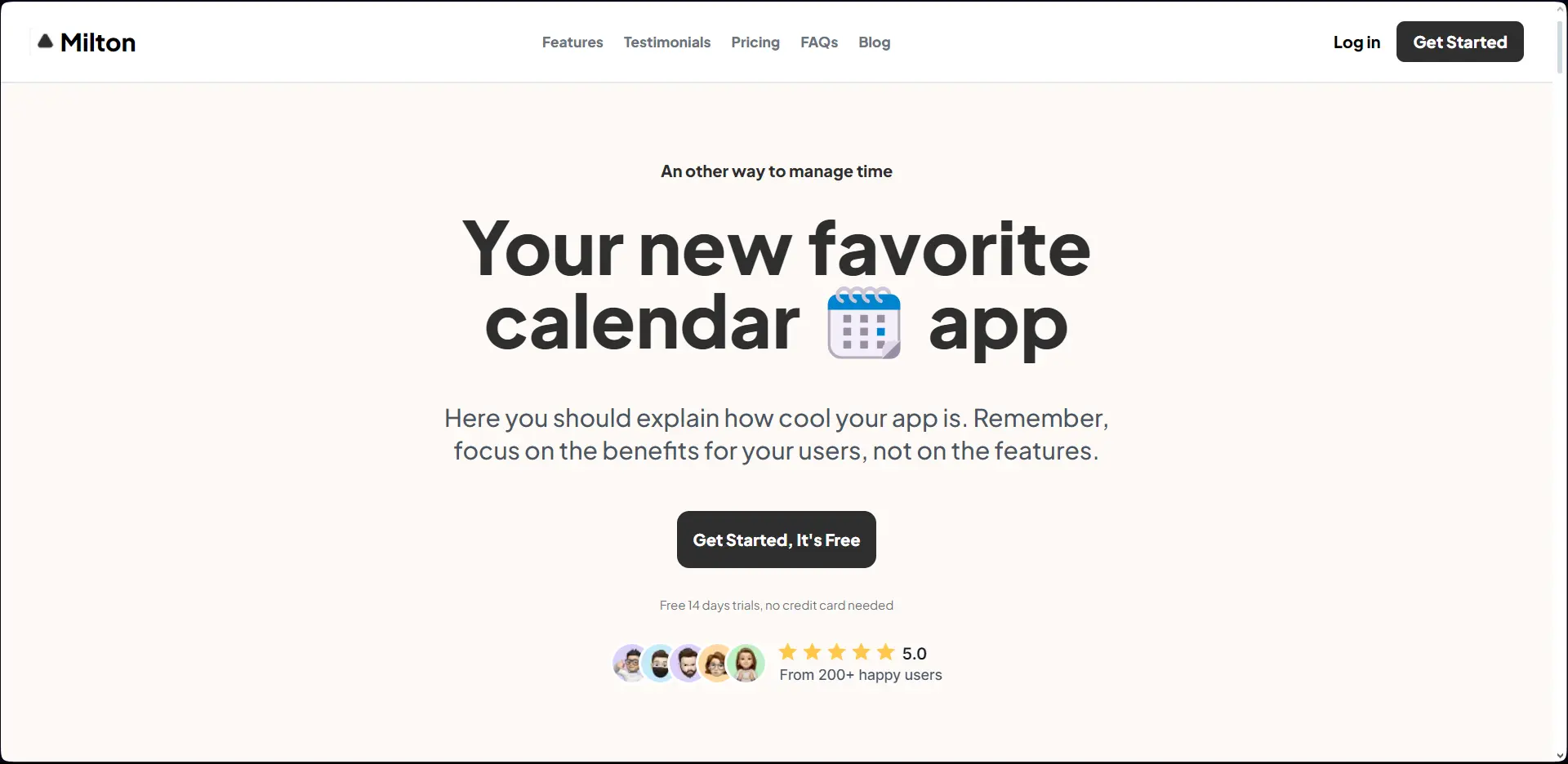 Framer Milton Clone project screenshot